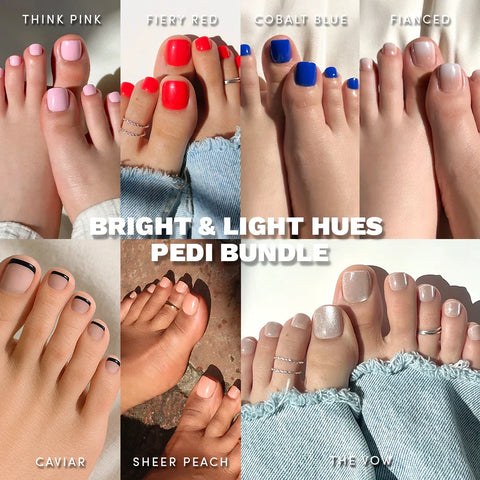 Bright & Light Hues Pedi Bundle