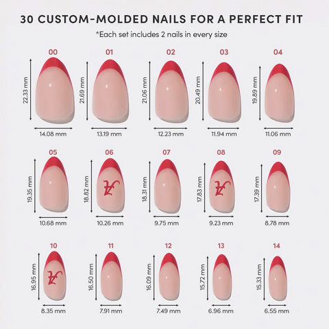 Alabama Crimson Tide Press-On Nail Set