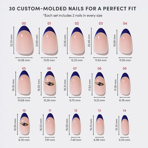 Baltimore Ravens Press-On Nail Set