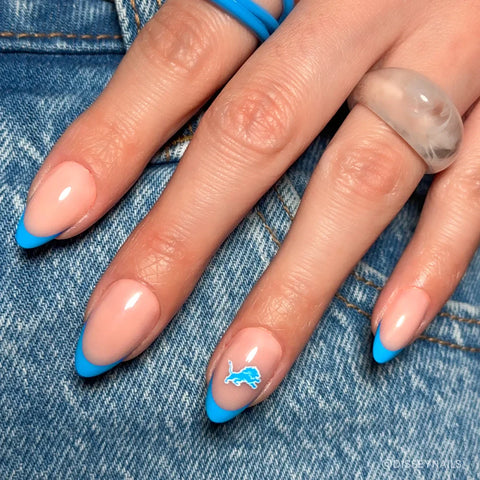 Detroit Lions Press-On Nail Set