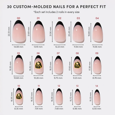 Milwaukee Brewers Press-On Nail Set