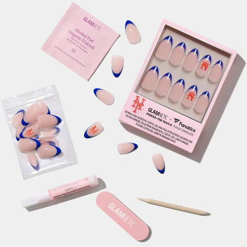New York Mets Press-On Nail Set