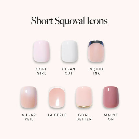 Short Squoval Icons