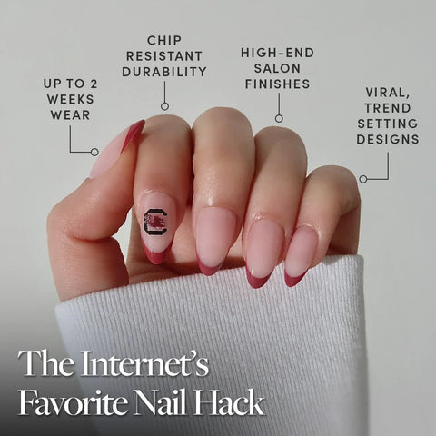South Carolina Gamecocks Press-On Nail Set