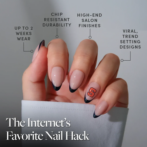 Syracuse Orange Press-On Nail Set